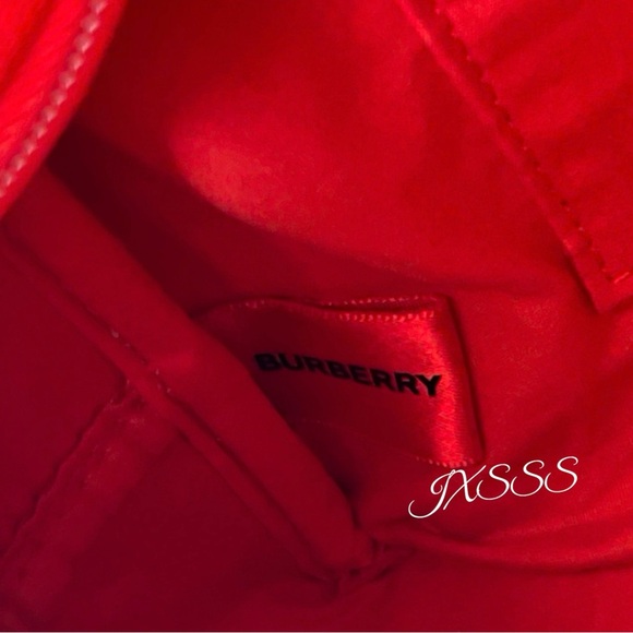 Red Burberry Beauty (Embossed) Makeup-Cosmetic Bag - Picture 11 of 11